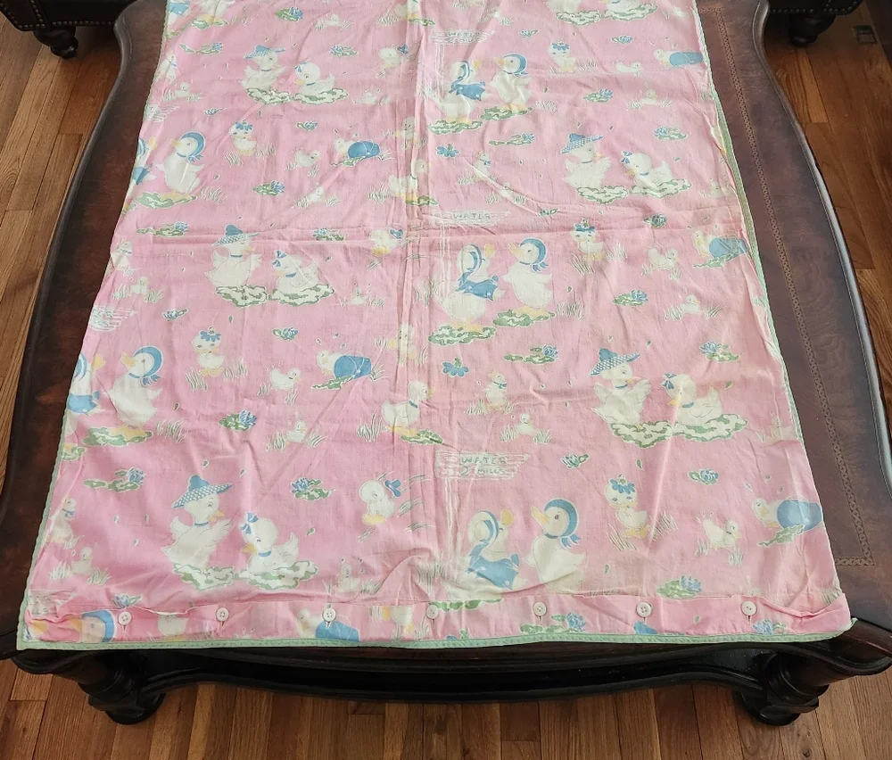 Vintage Crib Duvet Cover - Picture 7 of 12